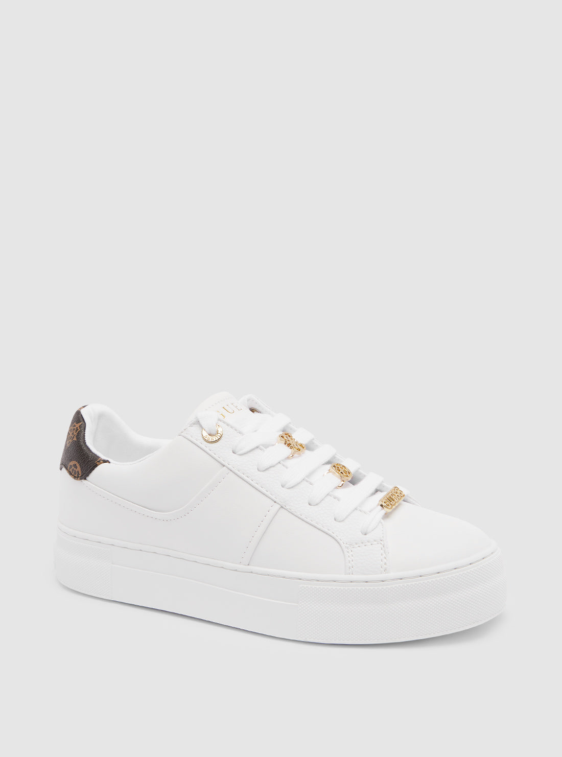 White Giella Low-Top Sneakers