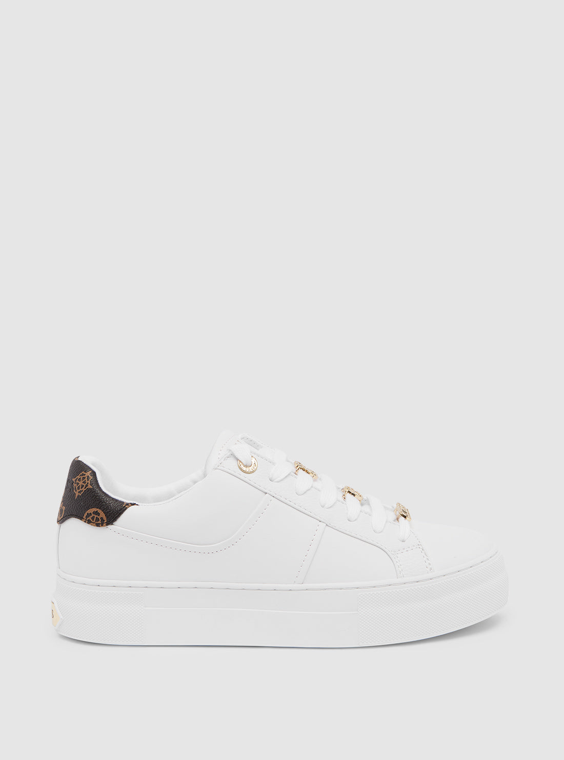 White Giella Low-Top Sneakers