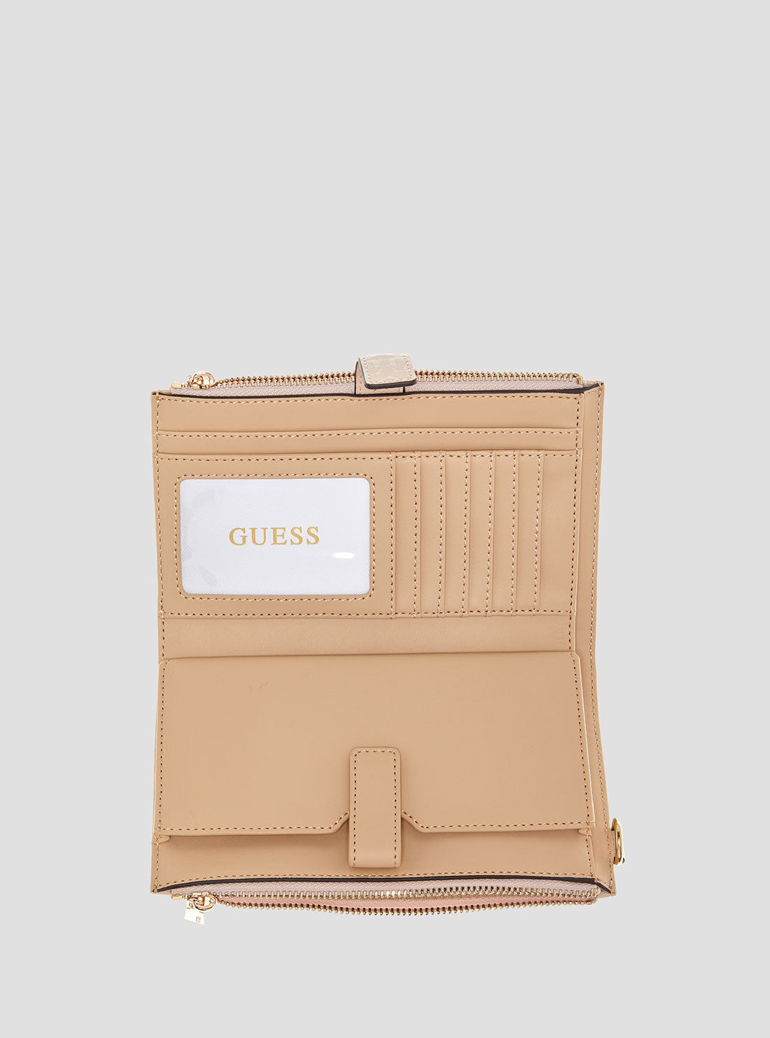 Beige Laurel Organiser Wallet