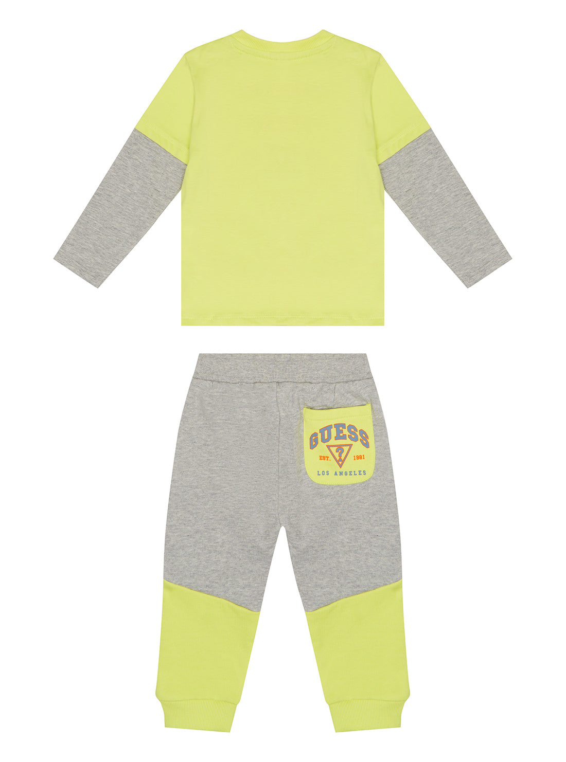 GUESS Baby Boy Kiwi T-Shirt And Pants 2-Piece Set (0-12m) I3RG07K8HM3 Back View