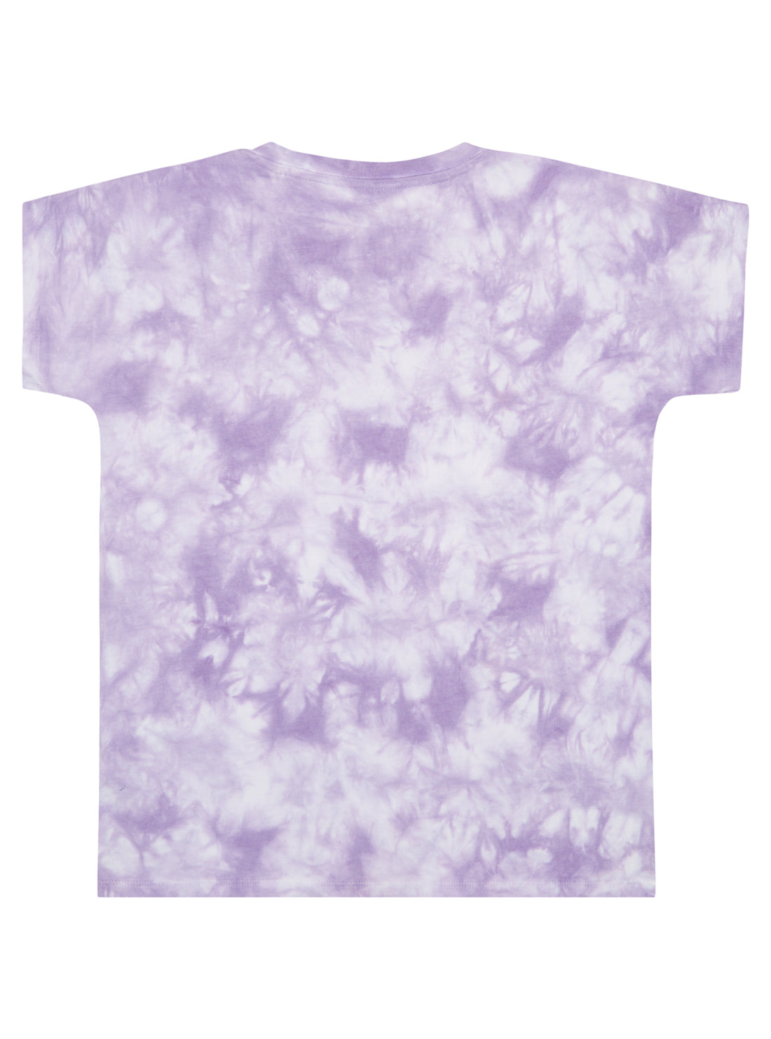 GUESS Big Girl Lilac Tie Dye Logo Active T-Shirt (7-16) J2BI36KBC30 Back View