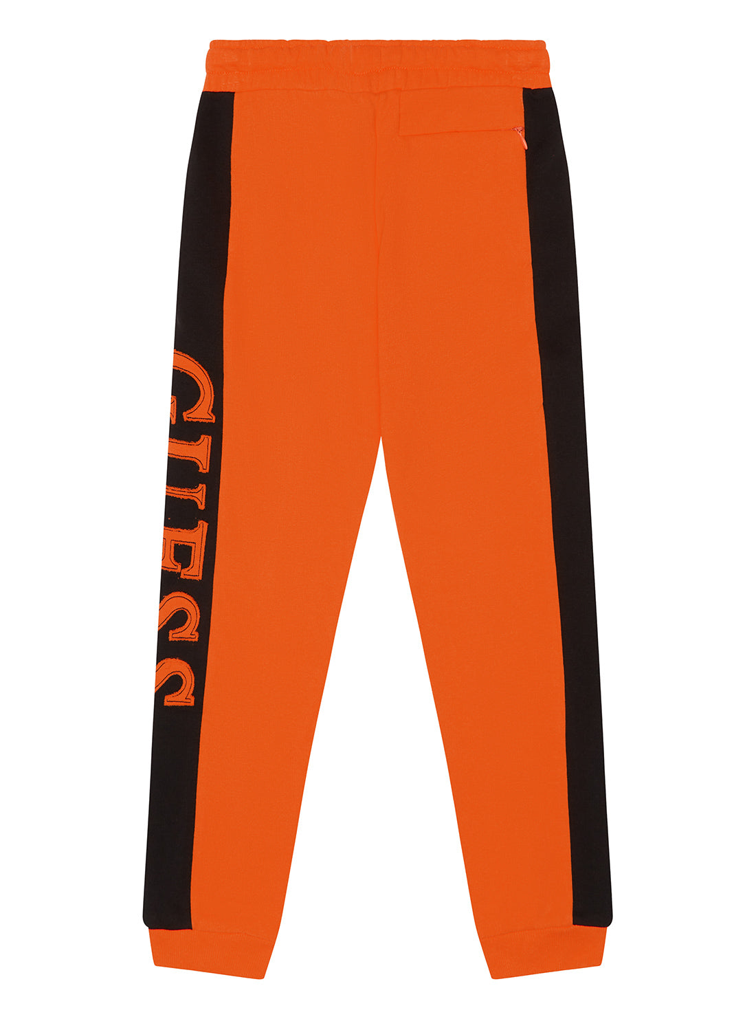 GUESS Little Boy Eco Orange Logo Active Pants (2-7) N3RQ12KA6R3 Back View
