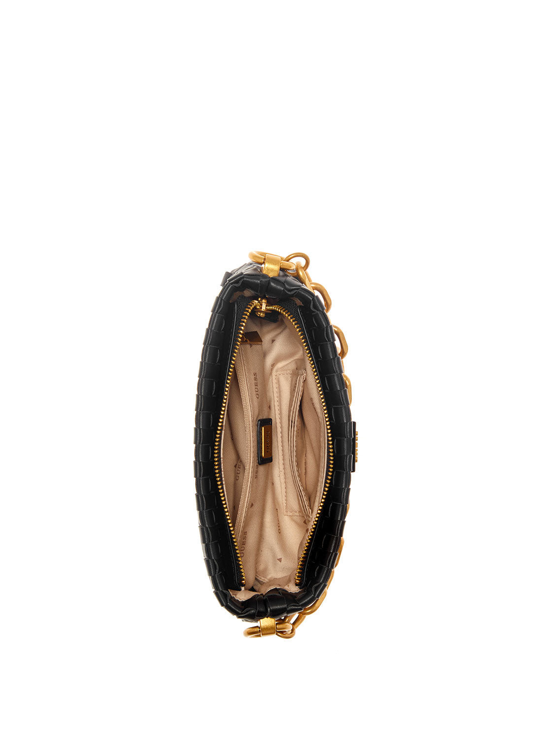 GUESS Women's Black Lisbet Mini Crossbody Bag WA877472 Inside View