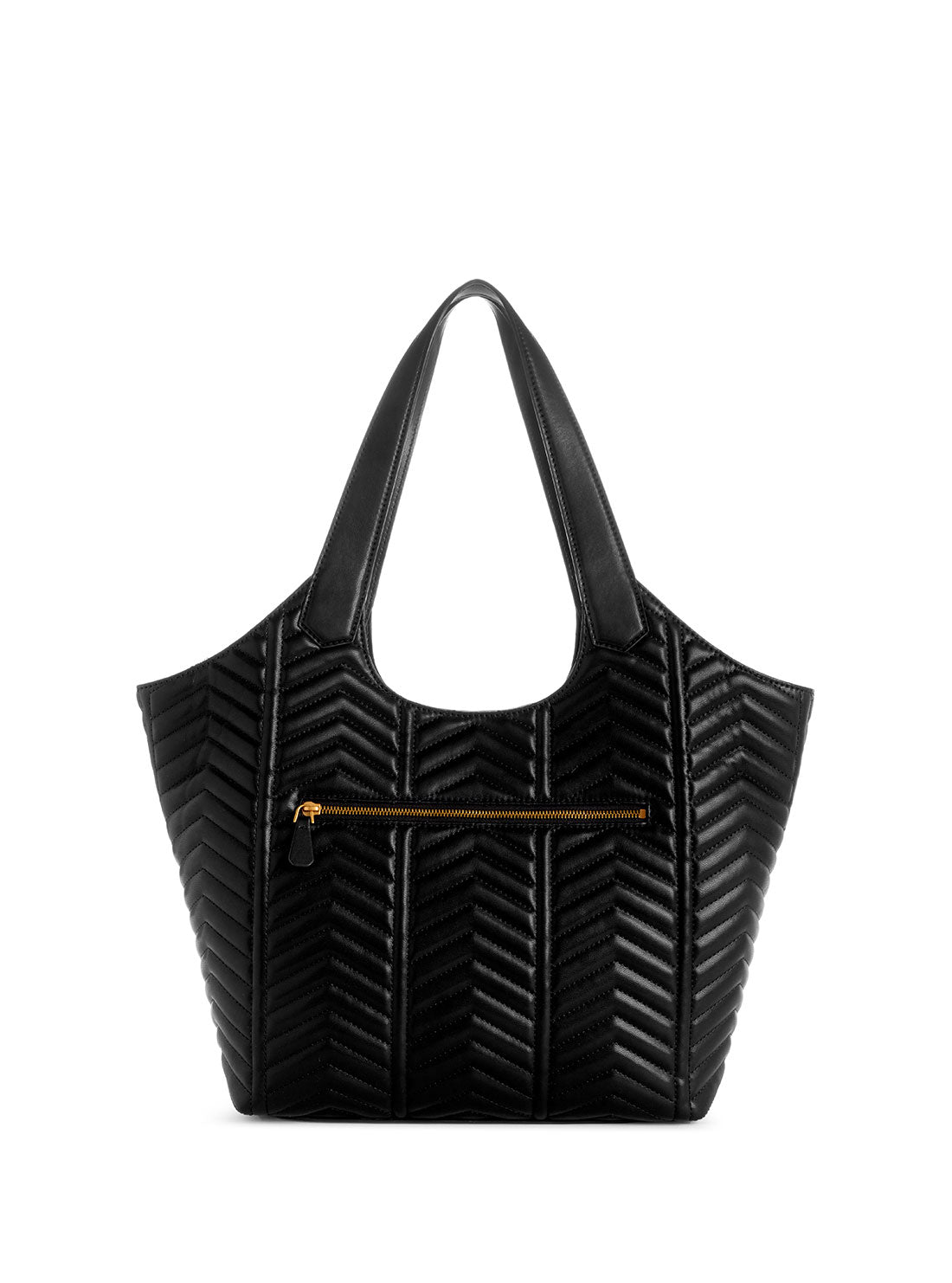 GUESS Women's Black Lovide Tote Bag QB897623 Back View