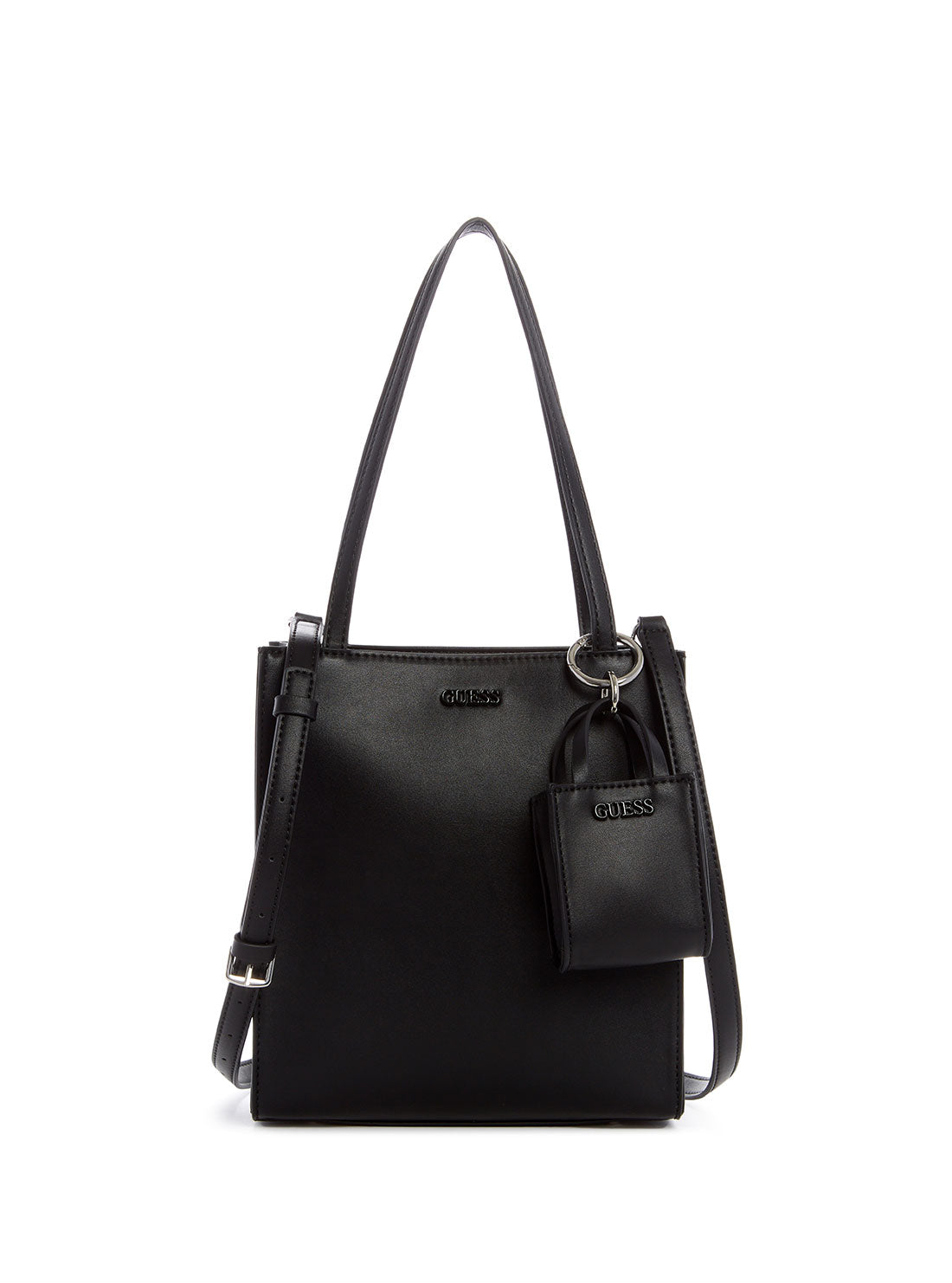 GUESS Women's Black Picnic Tote Bag VY786522 Front View