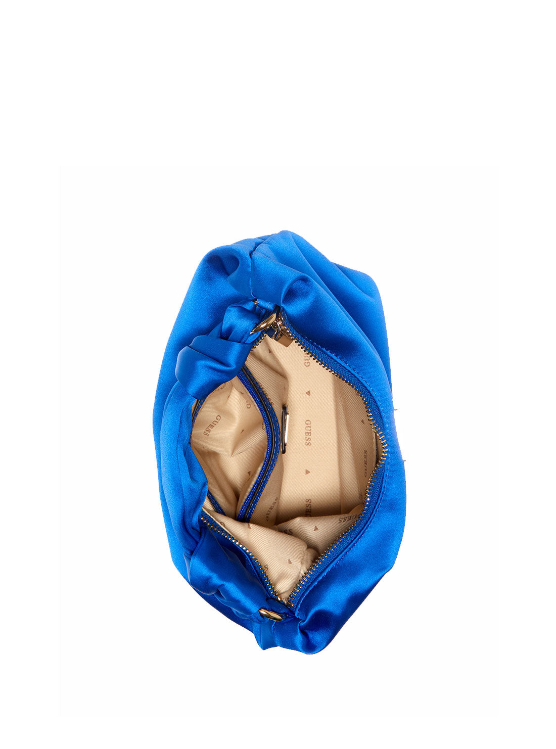 GUESS Women's Blue Velina Hobo Bag EG876502 Inside View