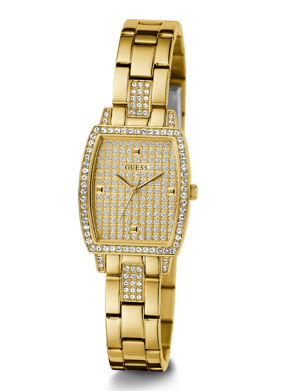 GUESS Women's Champagne Brilliant Glitz Watch GW0611L2 Full View