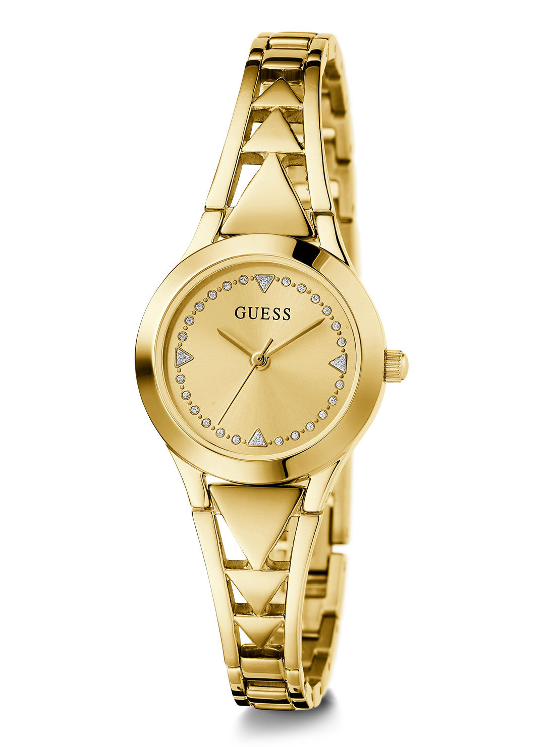 GUESS Women's Champagne Tessa Watch GW0609L2 Full View