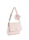 GUESS Women's Eco Pink Gemma Shoulder Bag EYG839518 Angle View