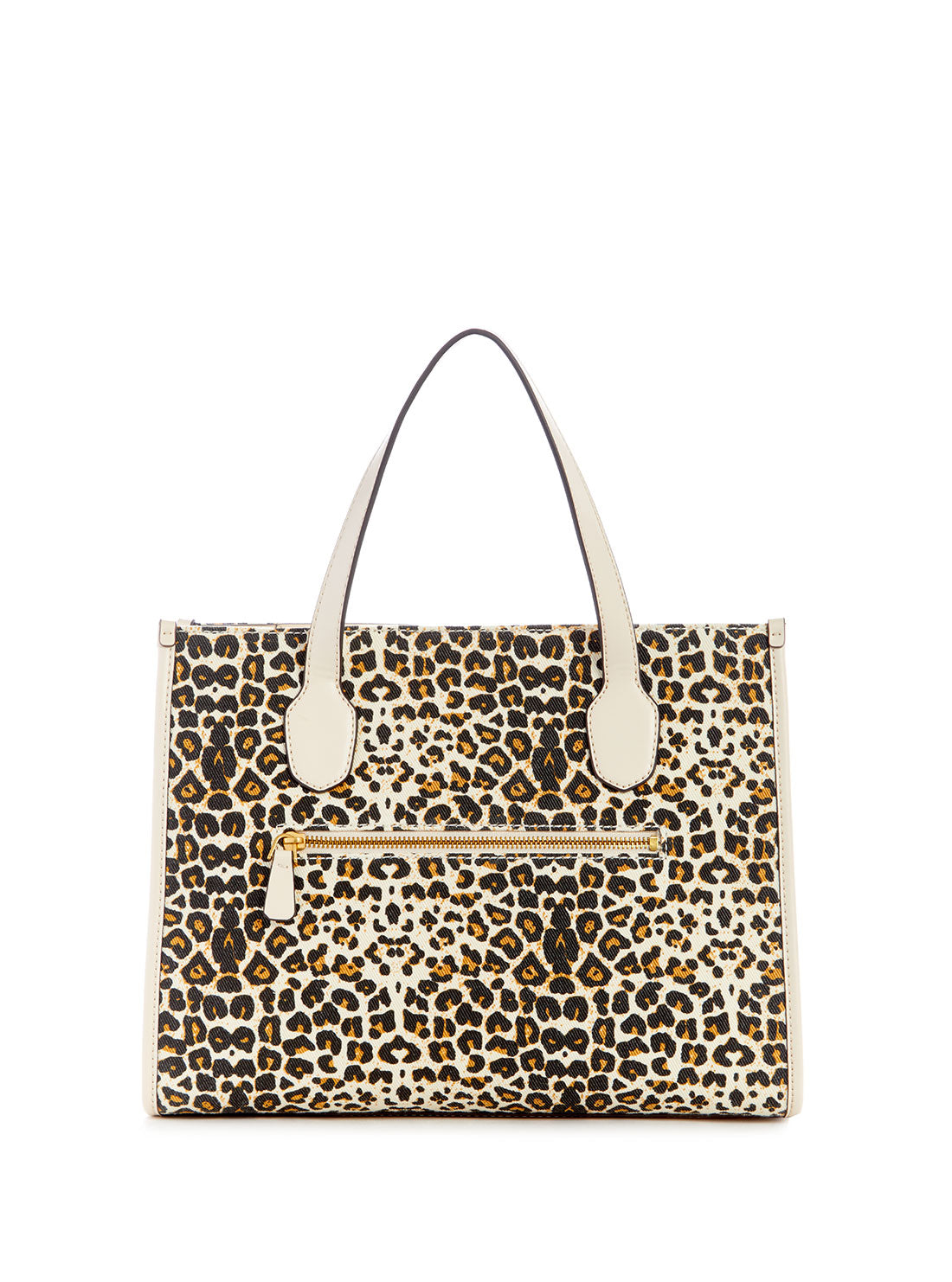 GUESS Women's Leopard Izzy Tote Bag LA865422 Back View
