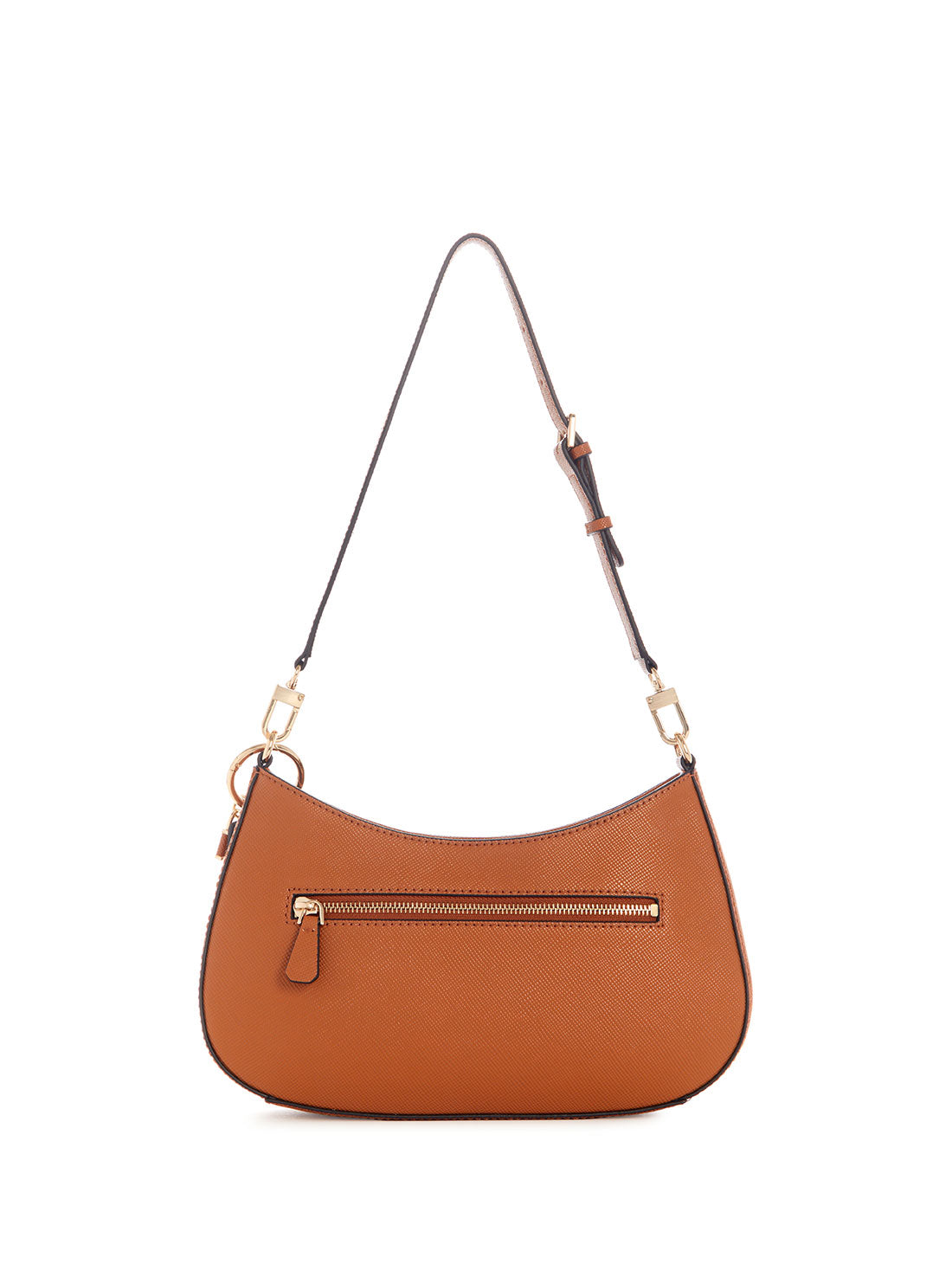 GUESS Women's Light Cognac Noelle Shoulder Bag ZG787918 Back View