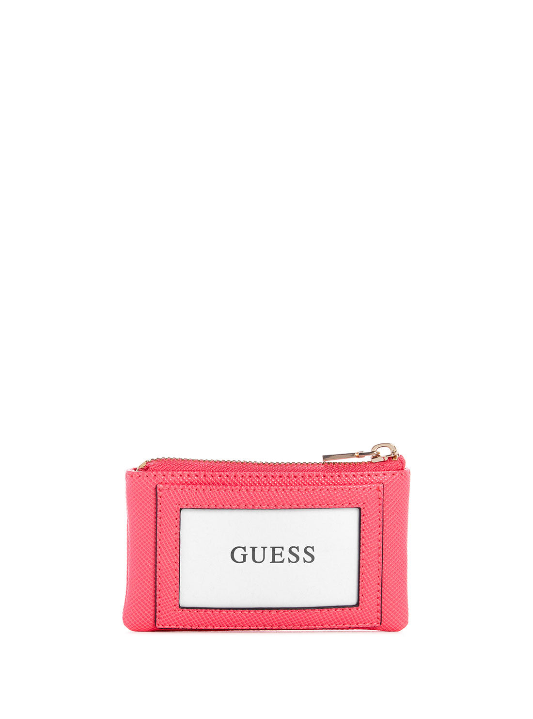 GUESS Women's Magenta Laurel Zip Pouch ZG850034 Back View