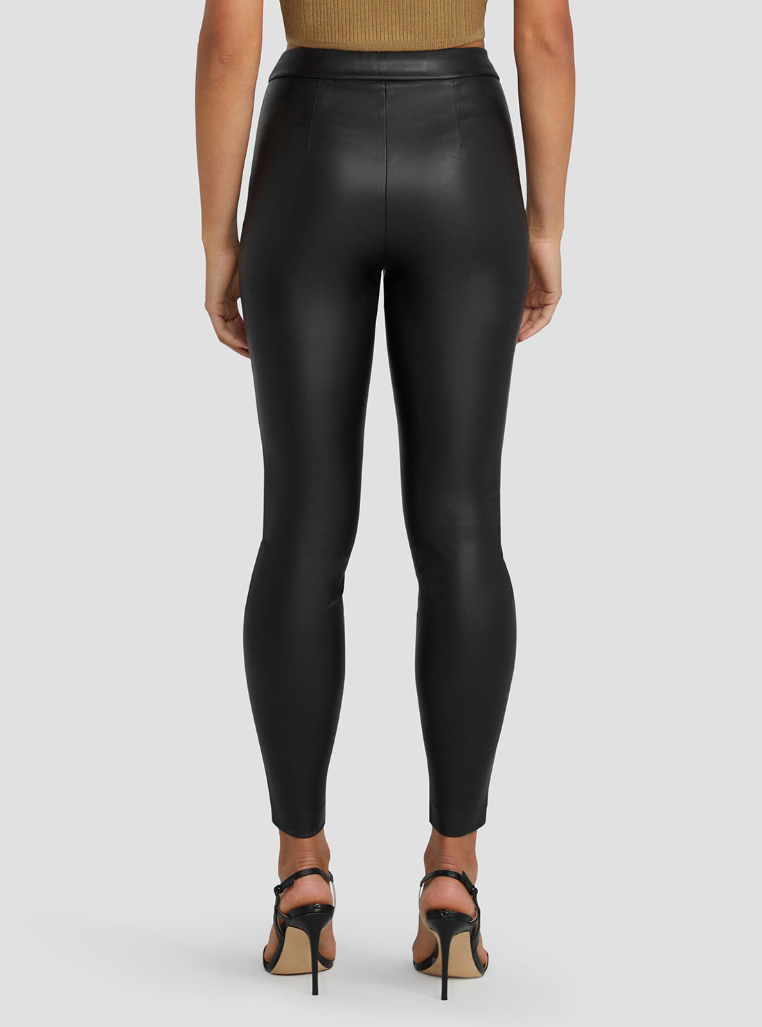 Marciano Black Faux Leather Hype Pants