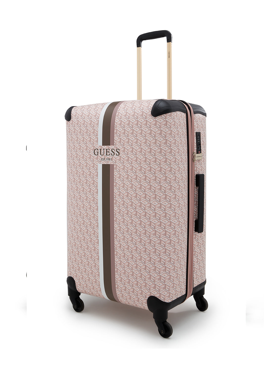 GUESS Women's Rose Logo Wilder 71cm Suitcase S7452948 Angle View