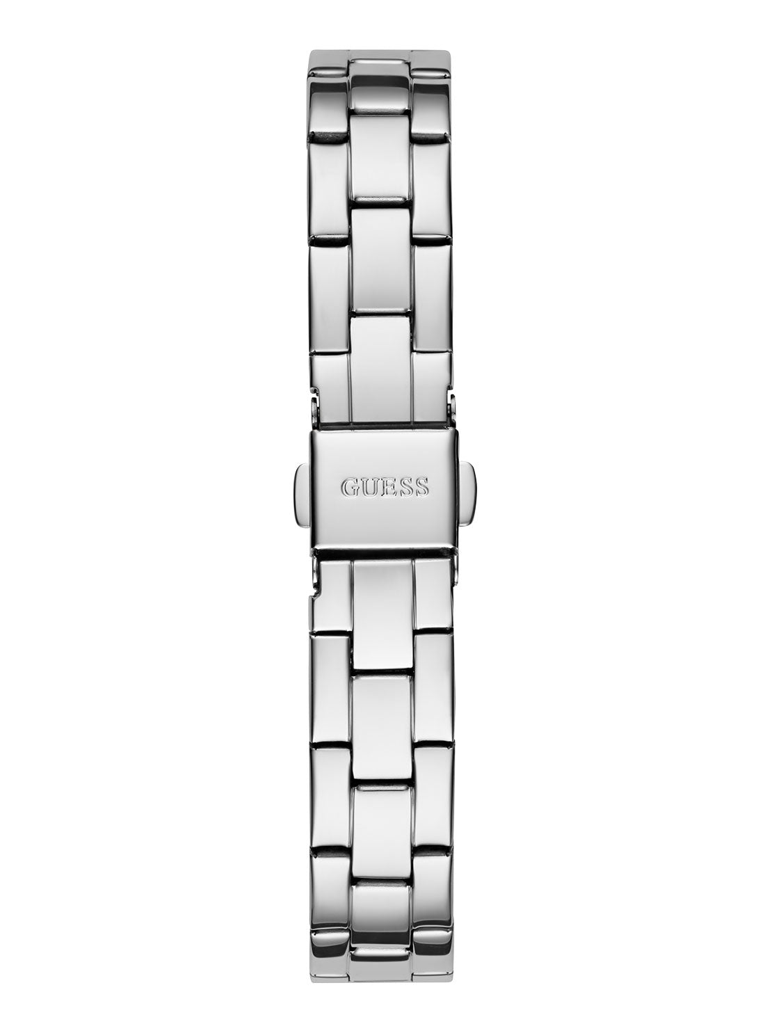 GUESS Women's Silver Brilliant Glitz Watch GW0611L1 Back View