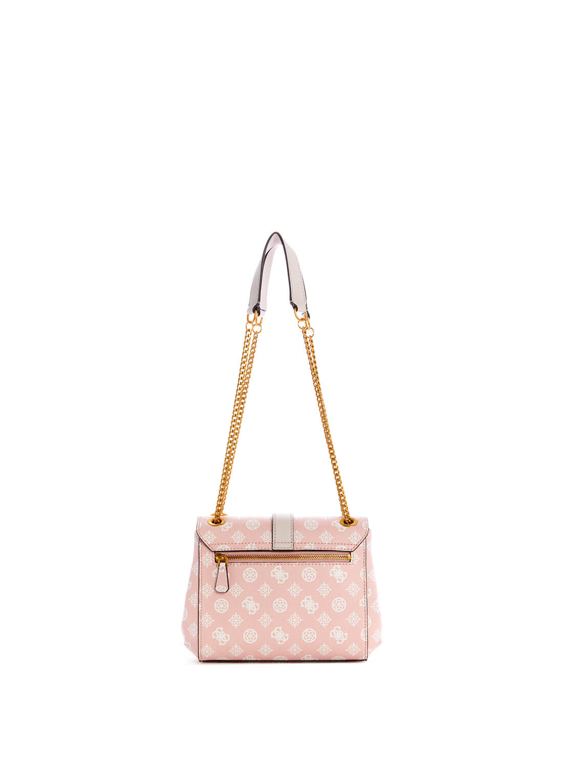 GUESS Pink Logo Briana Crossbody Bag back view
