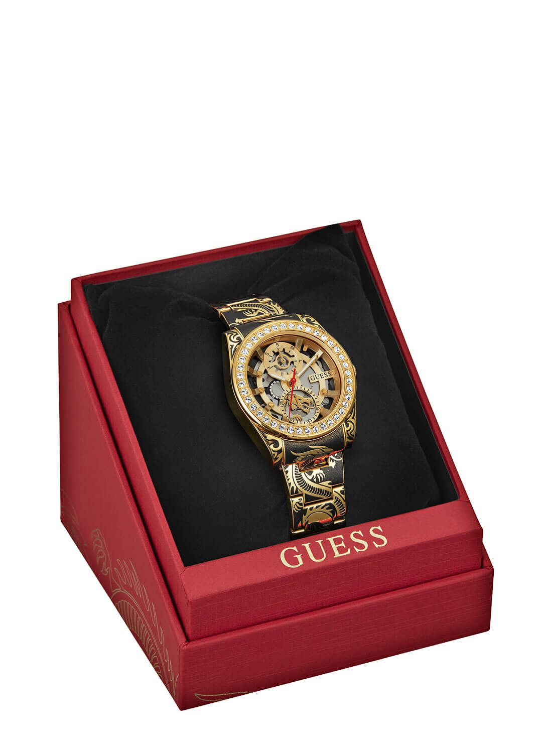 Women's Gold Dragoness Glitz Watch box view