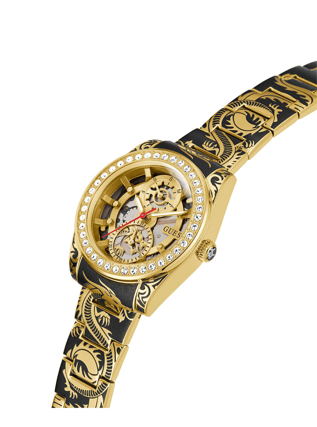 Women's Gold Dragoness Glitz Watch front view alternate