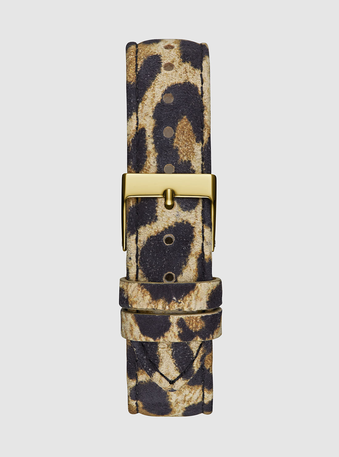 Gold Glitz Animal Print Leather Watch