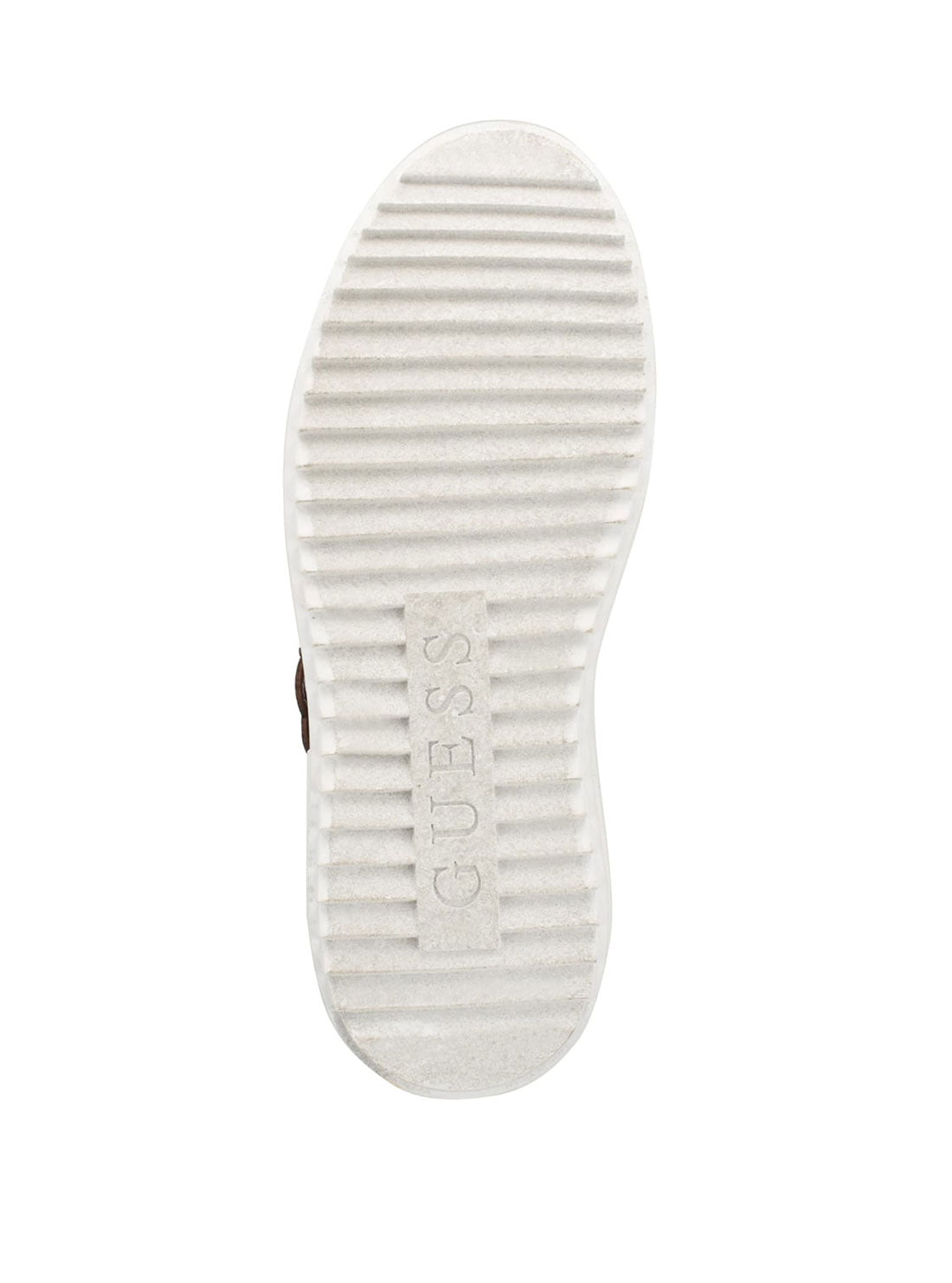 GUESS White Denesa Chunky Low-Top Sneakers sole view