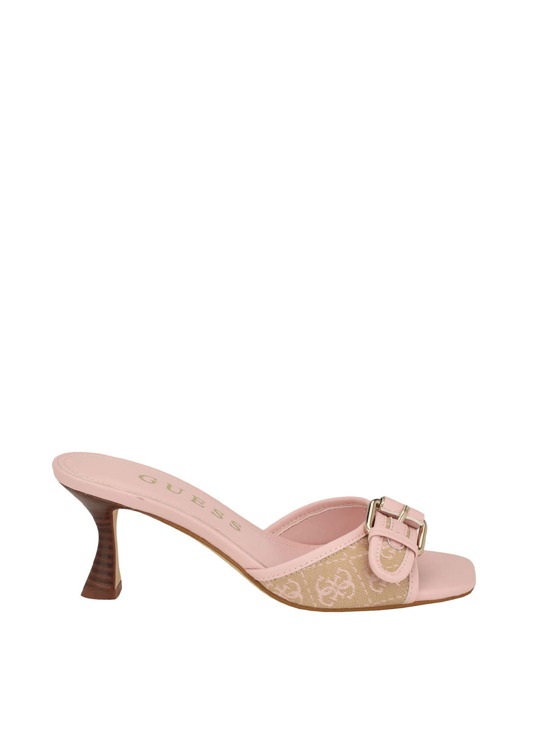 GUESS Pink Dista Kitten Heels side view