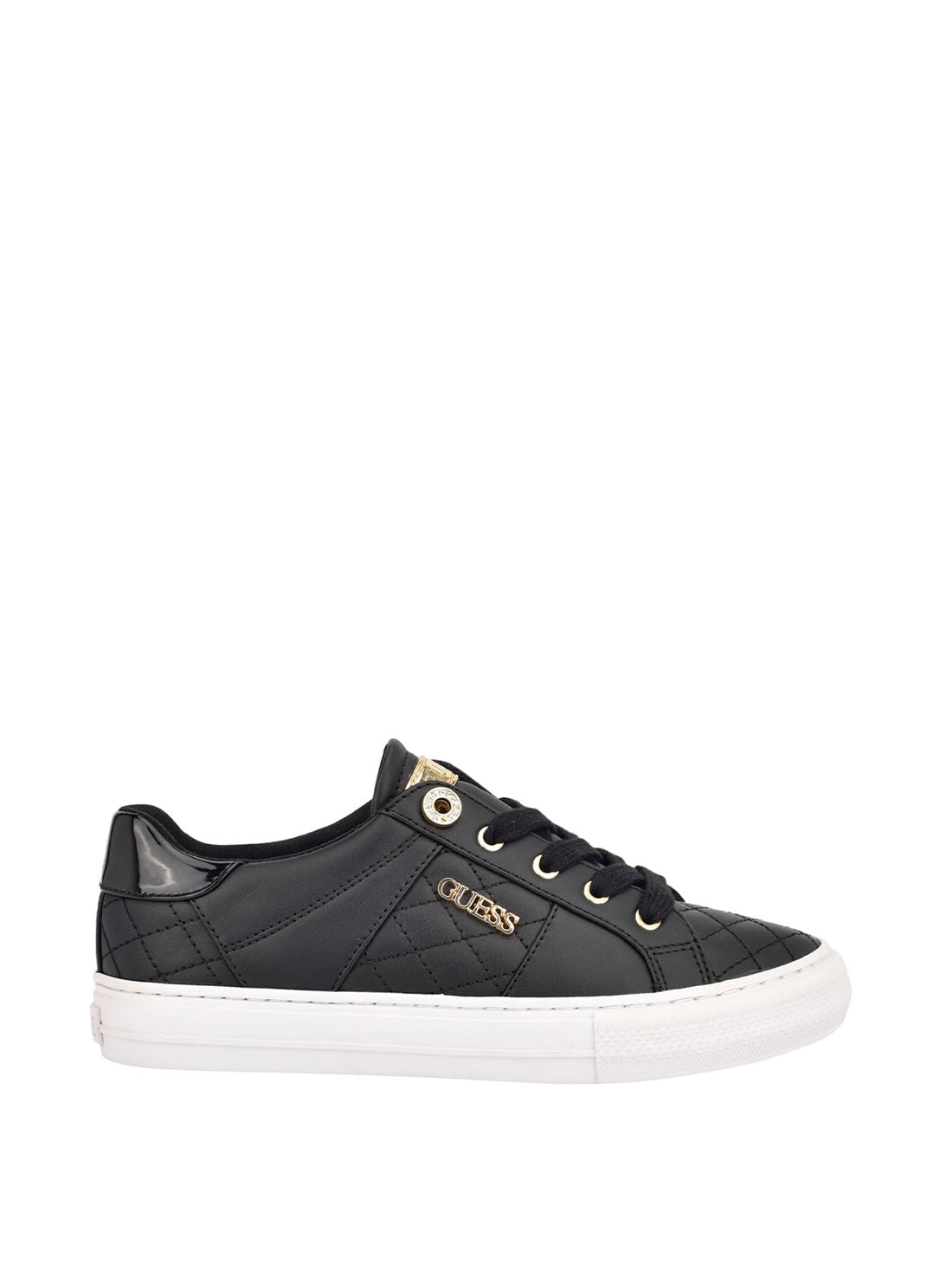 GUESS Black Gold Loven Low-Top Sneakers side view