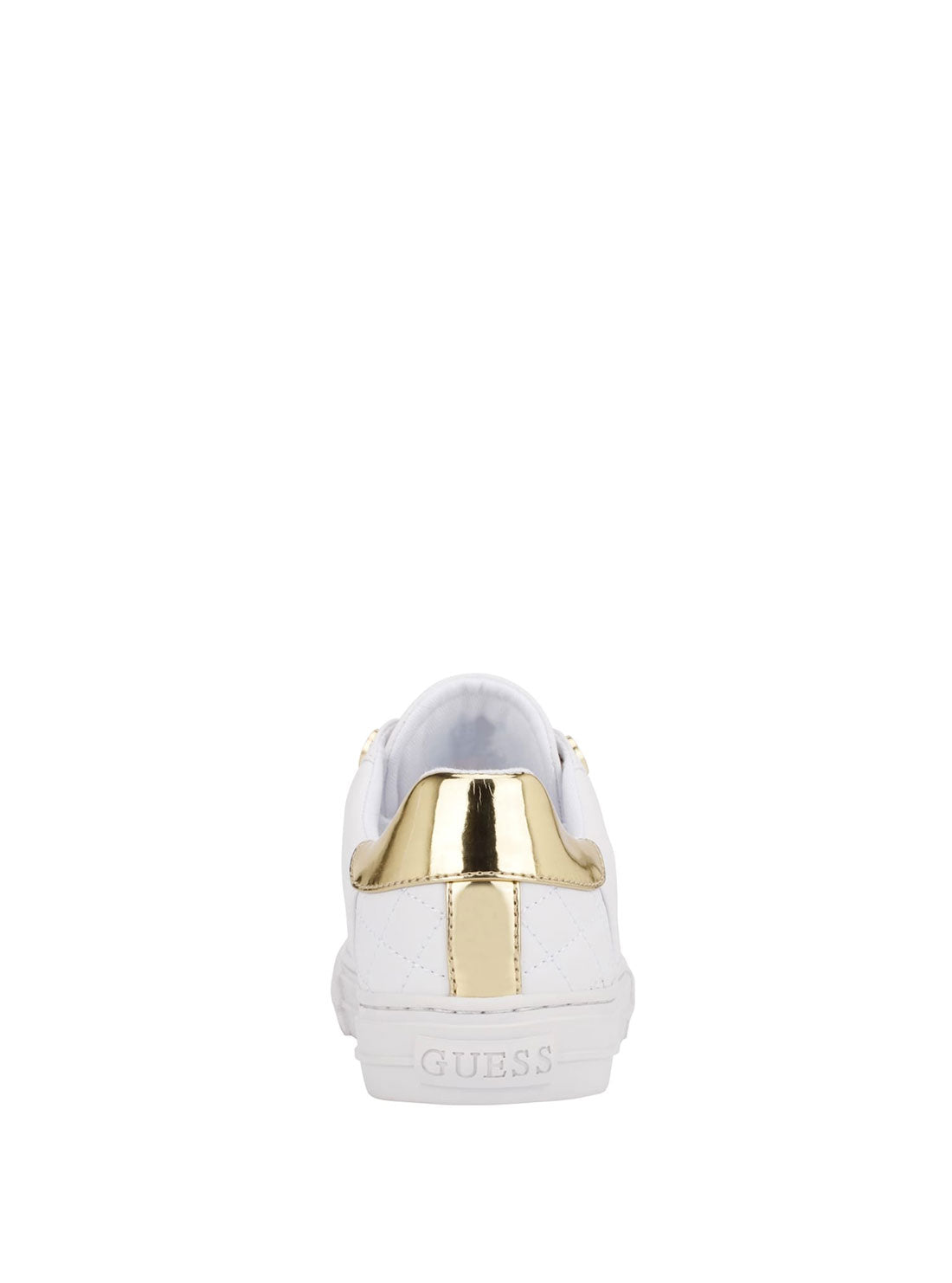 GUESS White Gold Loven Low-Top Sneakers back view
