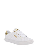 GUESS White Gold Loven Low-Top Sneakers front view