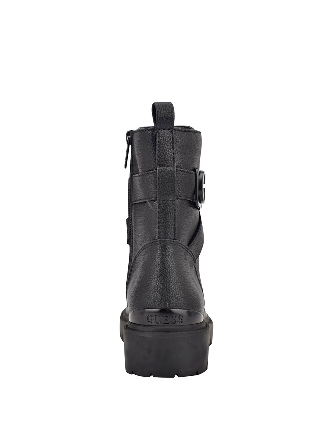 GUESS Black Orana Chunky  Combat Boots back view