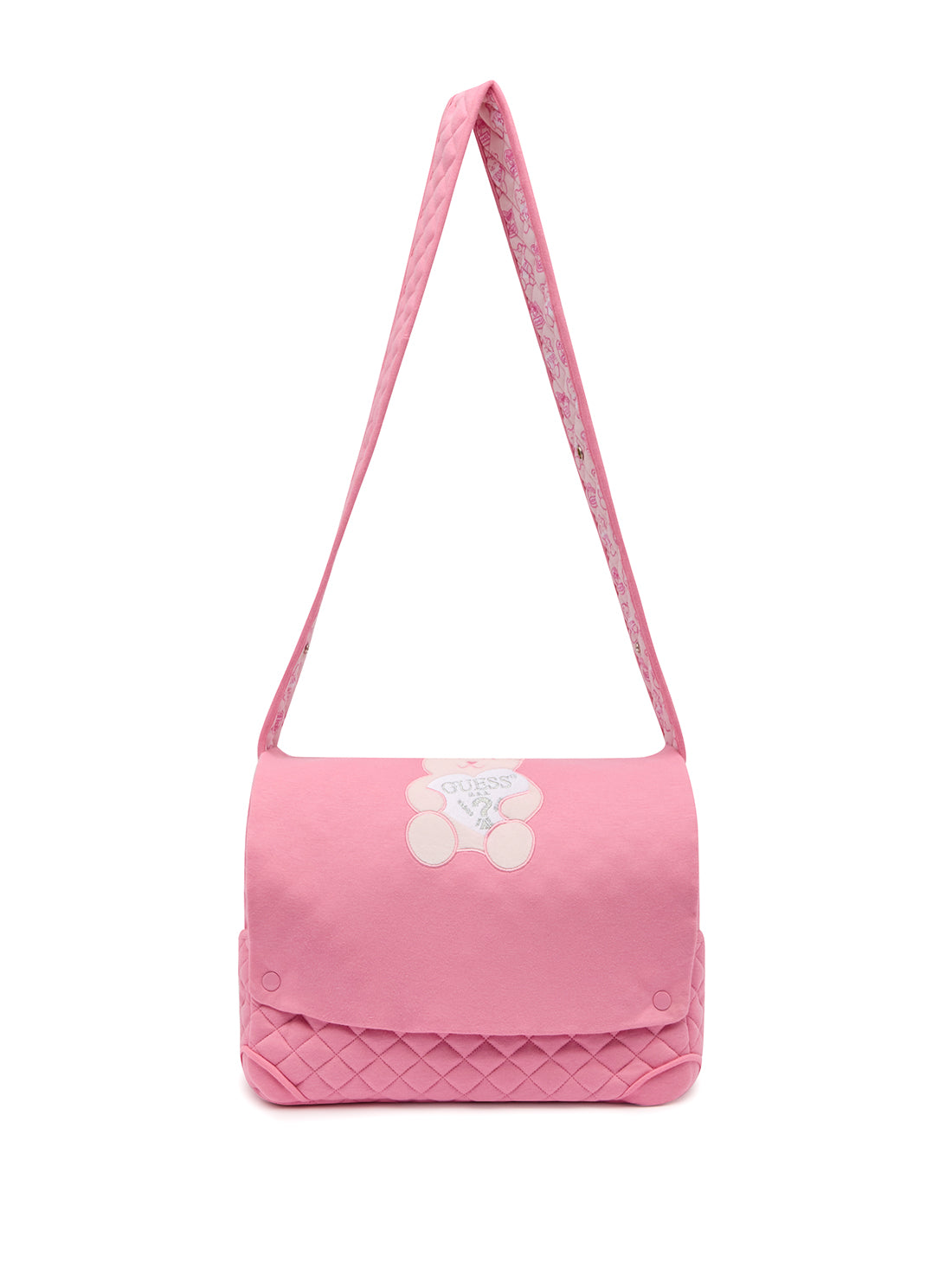 Pink Teddy Changing Bag