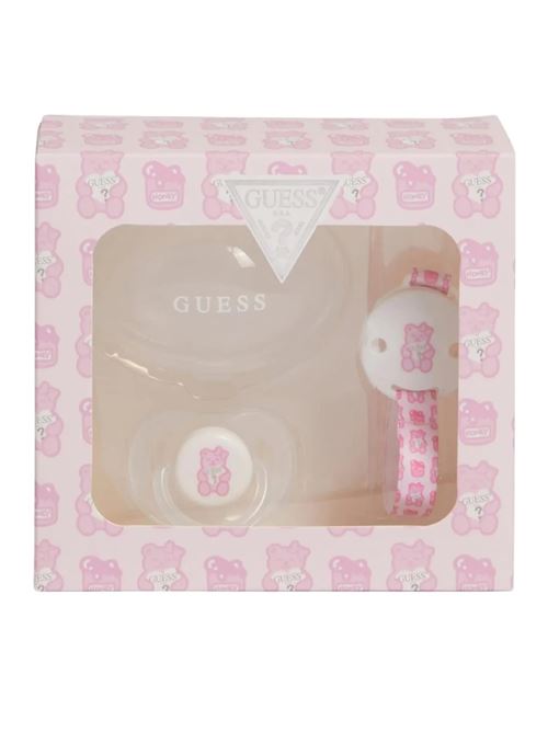 Pink Teddy 3-Pack Pacifier Clip Holder Set