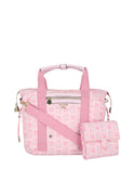 Pink Bear 3-Pack Mommy Baby Bag and Mat Set
