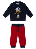 GUESS Blue Red Active Top and Pants Set (0-24M) front view