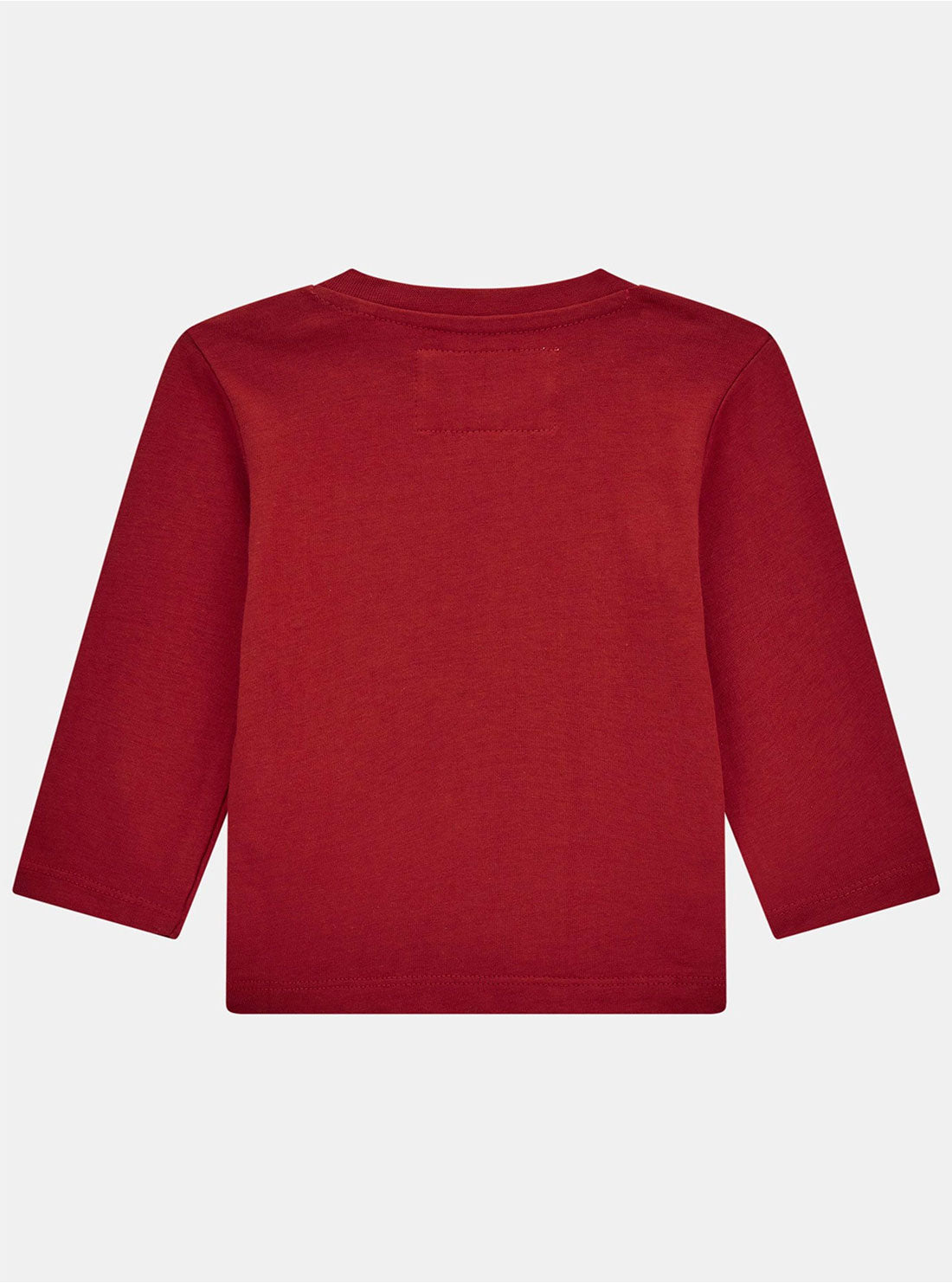 GUESS Red Long Sleeve T-Shirt (3-24M) back view
