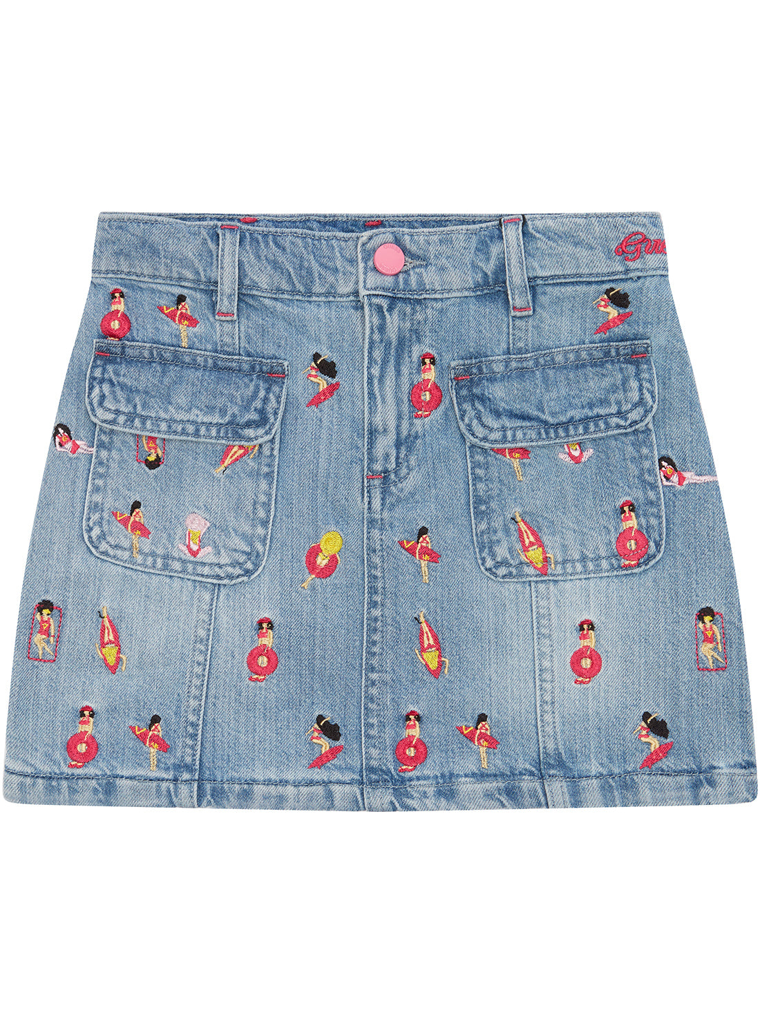 Blue Denim Surf Girl Mini Skirt (7-16)