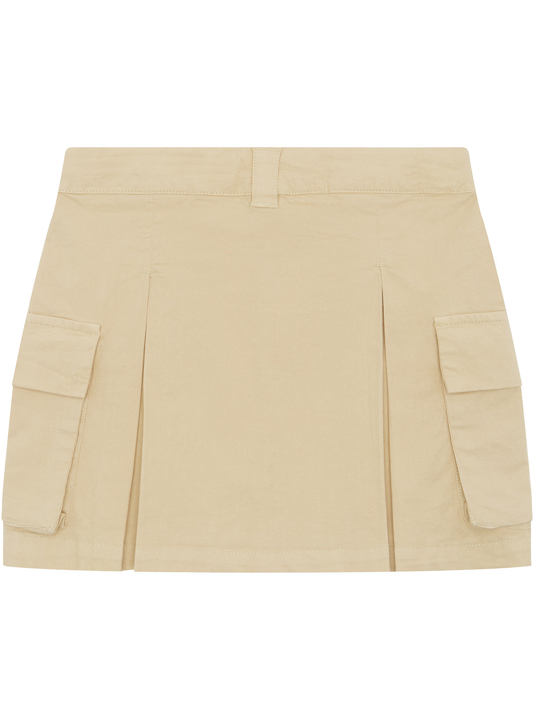 Beige Gabrdine Mini Skirt (7-16)