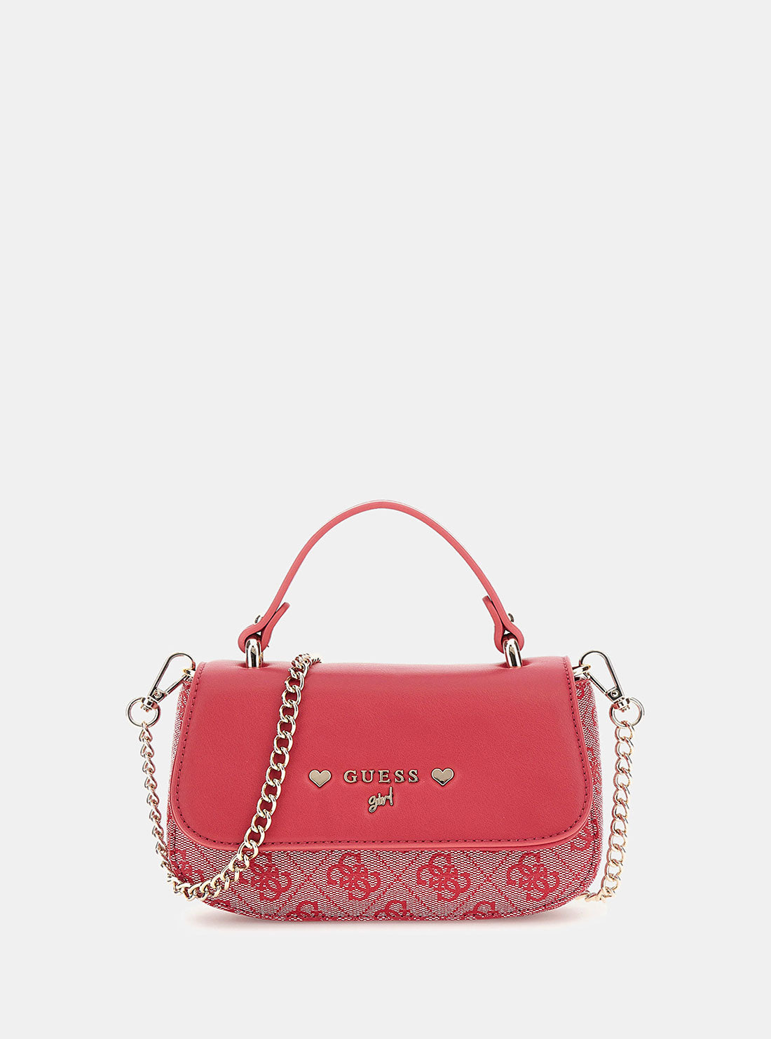 Pink Crossbody Flap Bag