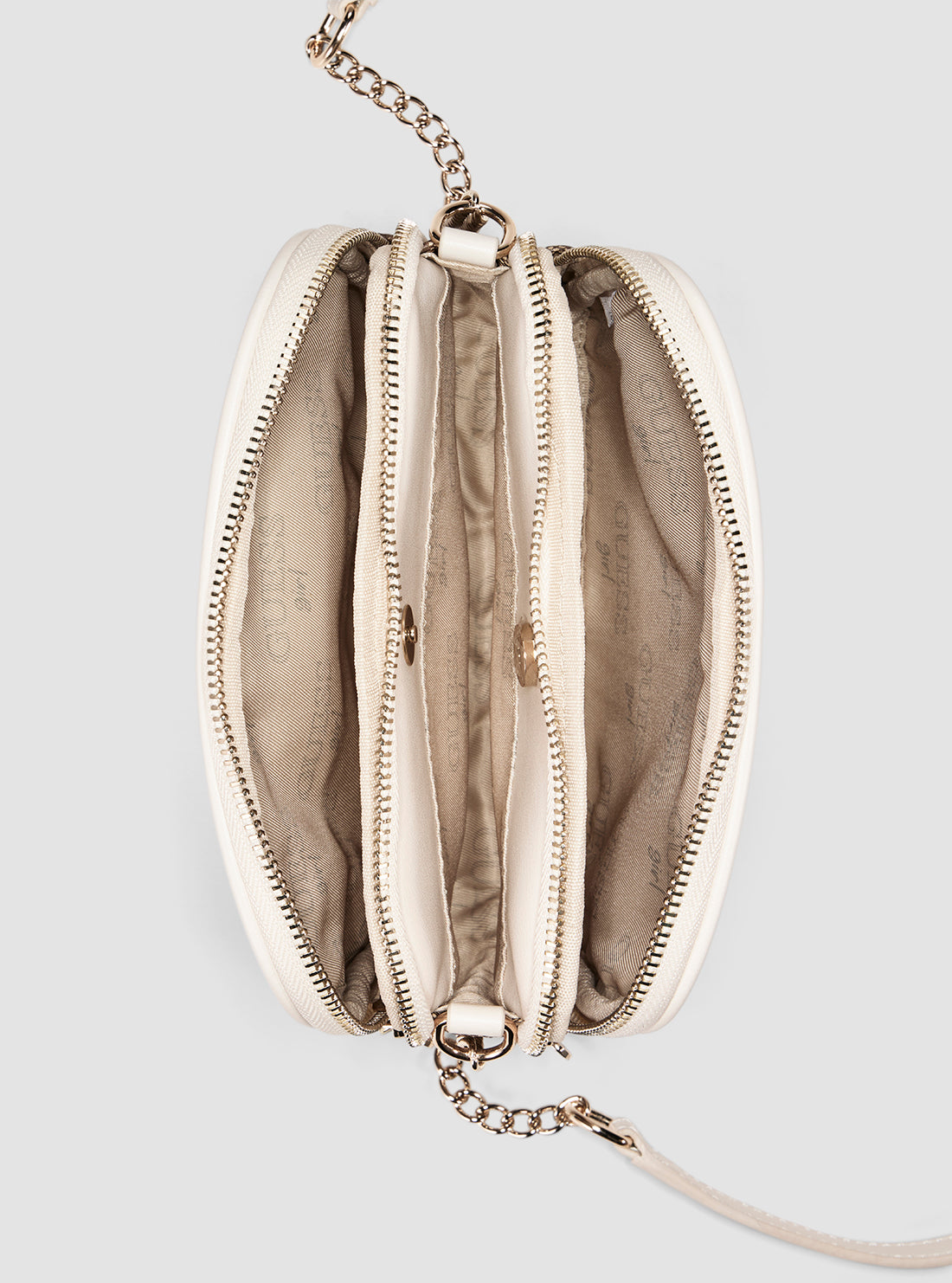 GUESS Kids Beige Camera Crossbody Bag J5YZ00WFMF0 Inside View