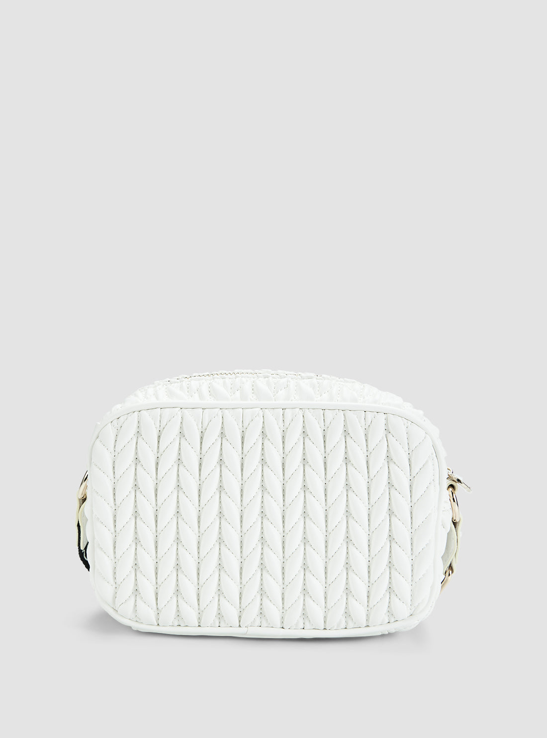 GUESS Kids White Quilted Camera Bag J5YZ08WHEG0 Back View