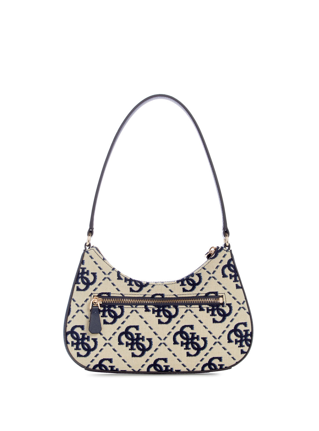 GUESS Navy Logo Ruma Mini Shoulder Bag back view