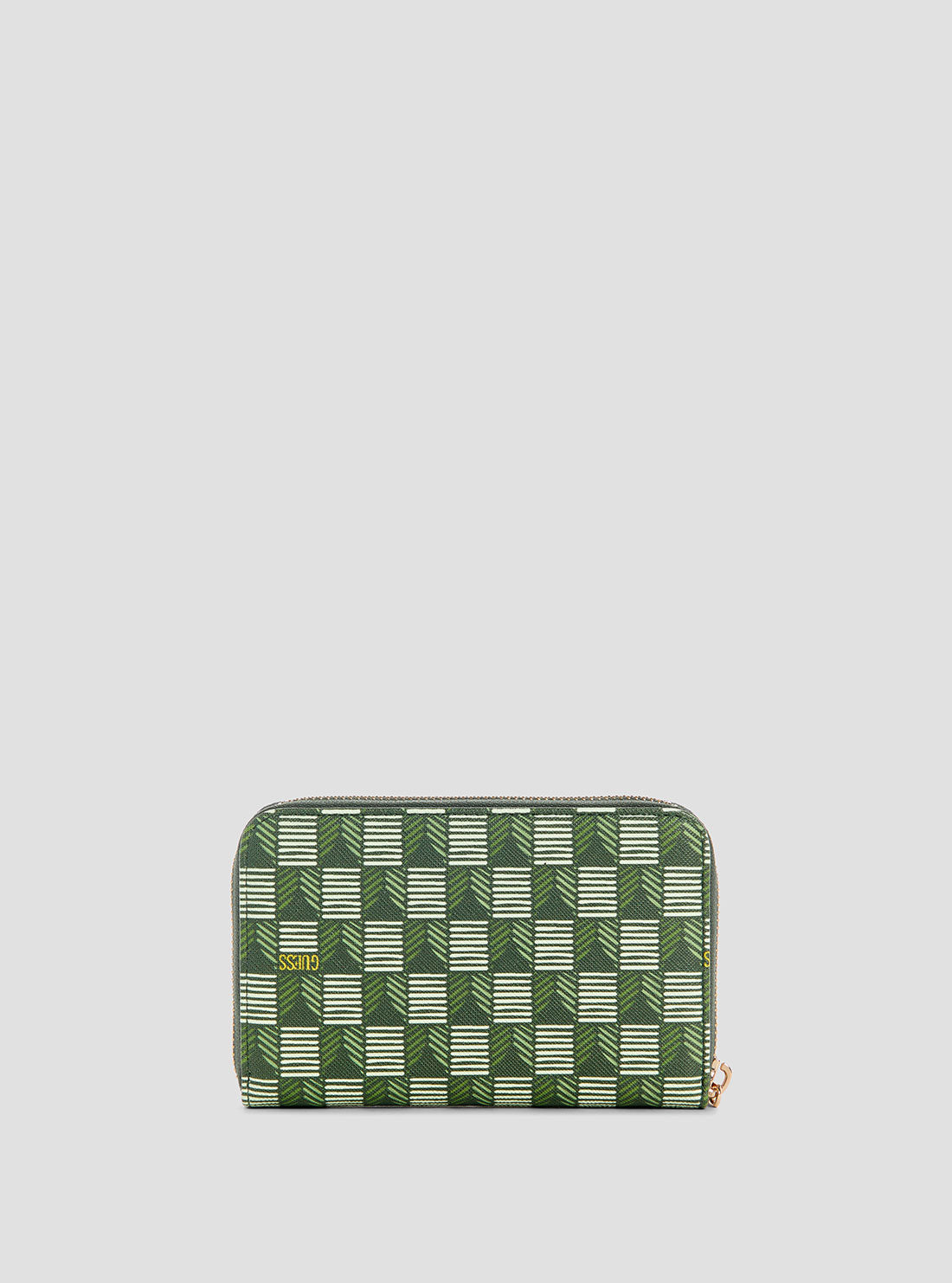 Green Logo G Wave Medium Wallet