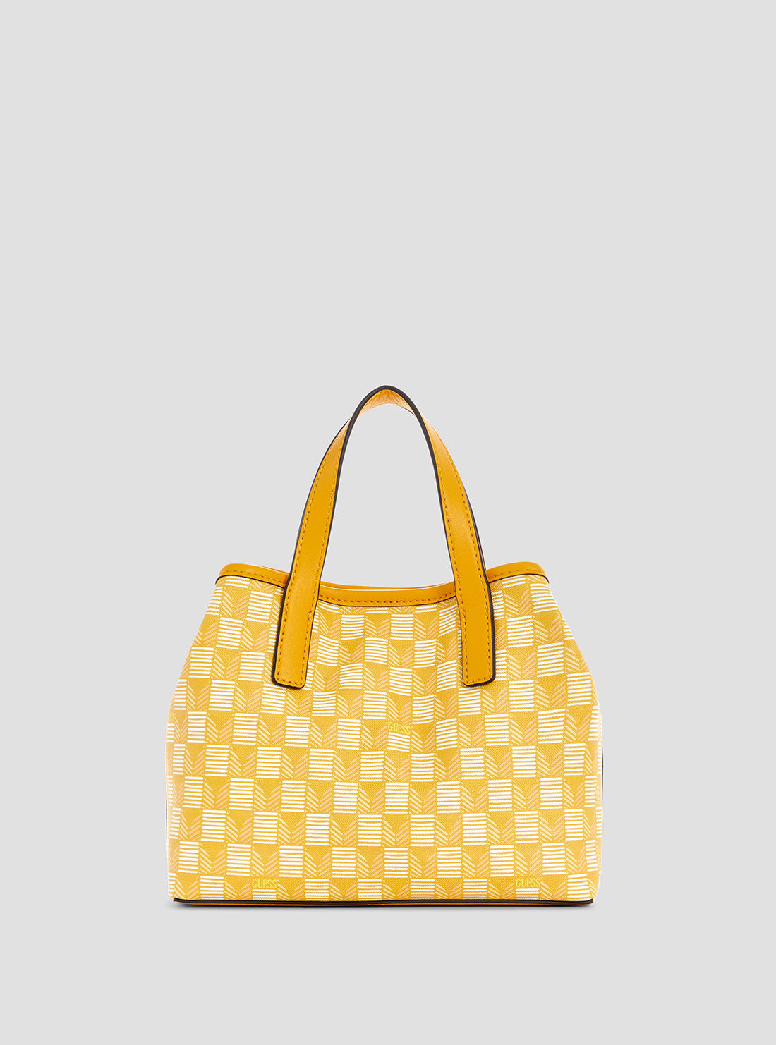 Yellow Logo G Wave Mini Tote Bag