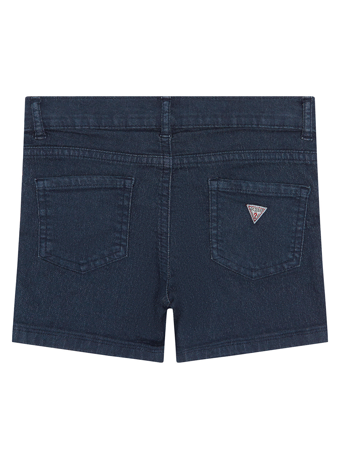 GUESS Navy Stretch Bull Denim Shorts (2-7) back view