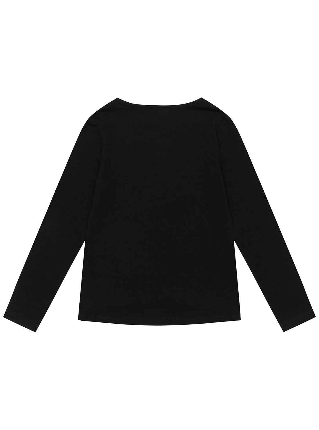 GUESS Black Long Sleeve T-Shirt (2-7) back view