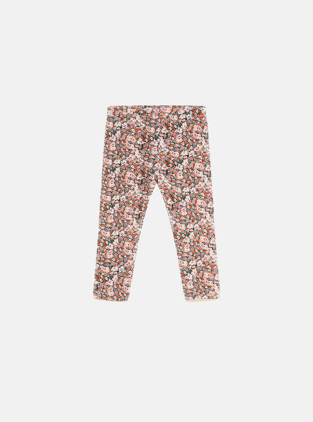 Pink and Floral Reversible Leggings (2-7) | GUESS Kids | back view