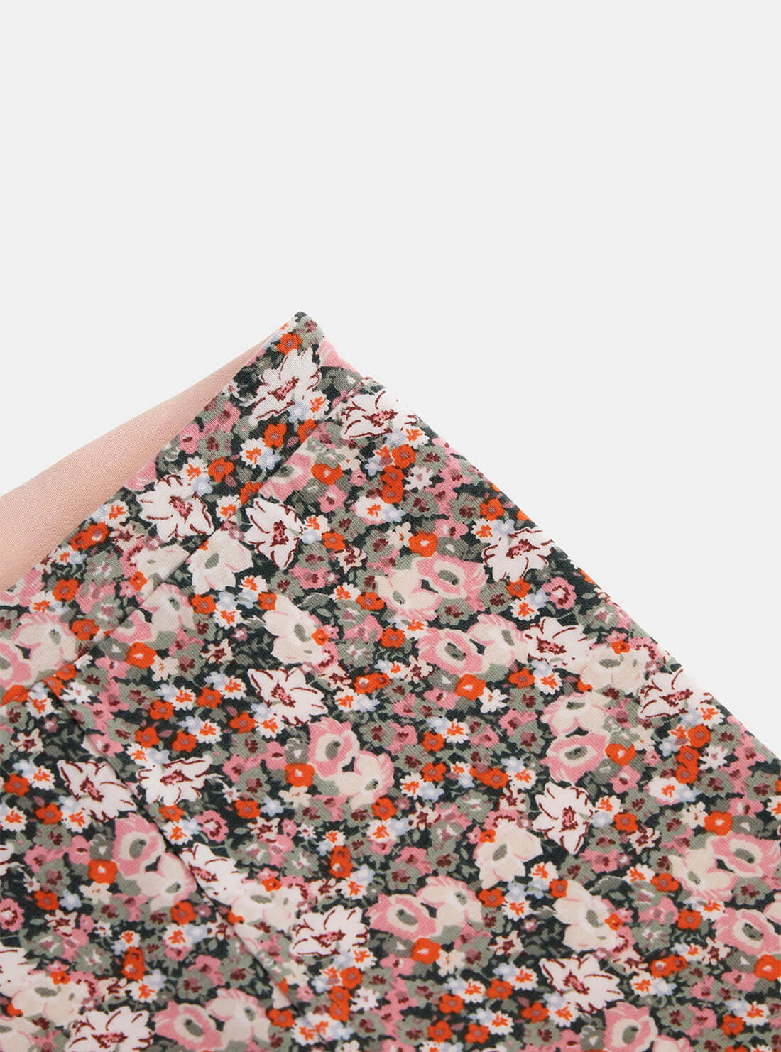 Pink and Floral Reversible Leggings (2-7) | GUESS Kids | detail view