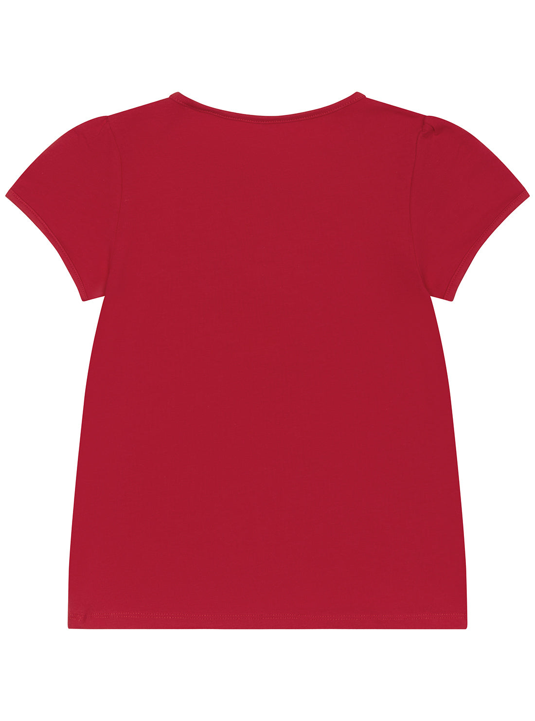 GUESS Red Short Sleeve T-Shirt (2-7) back view