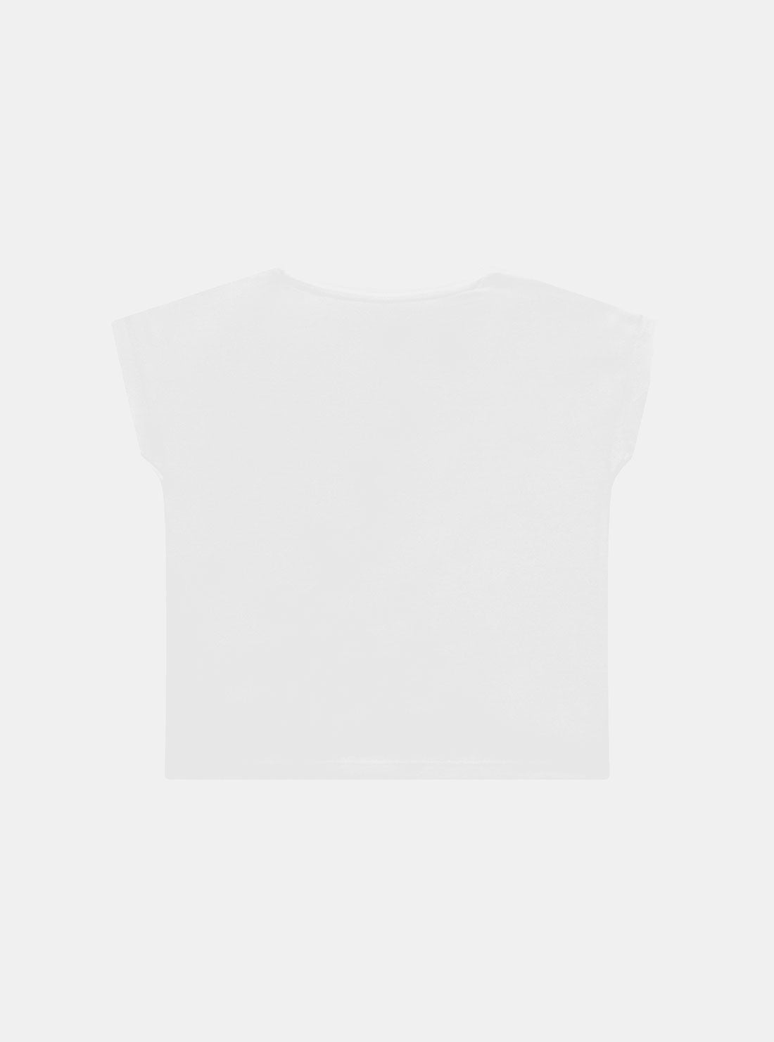 GUESS White Short Sleeve T-Shirt (2-7) back view