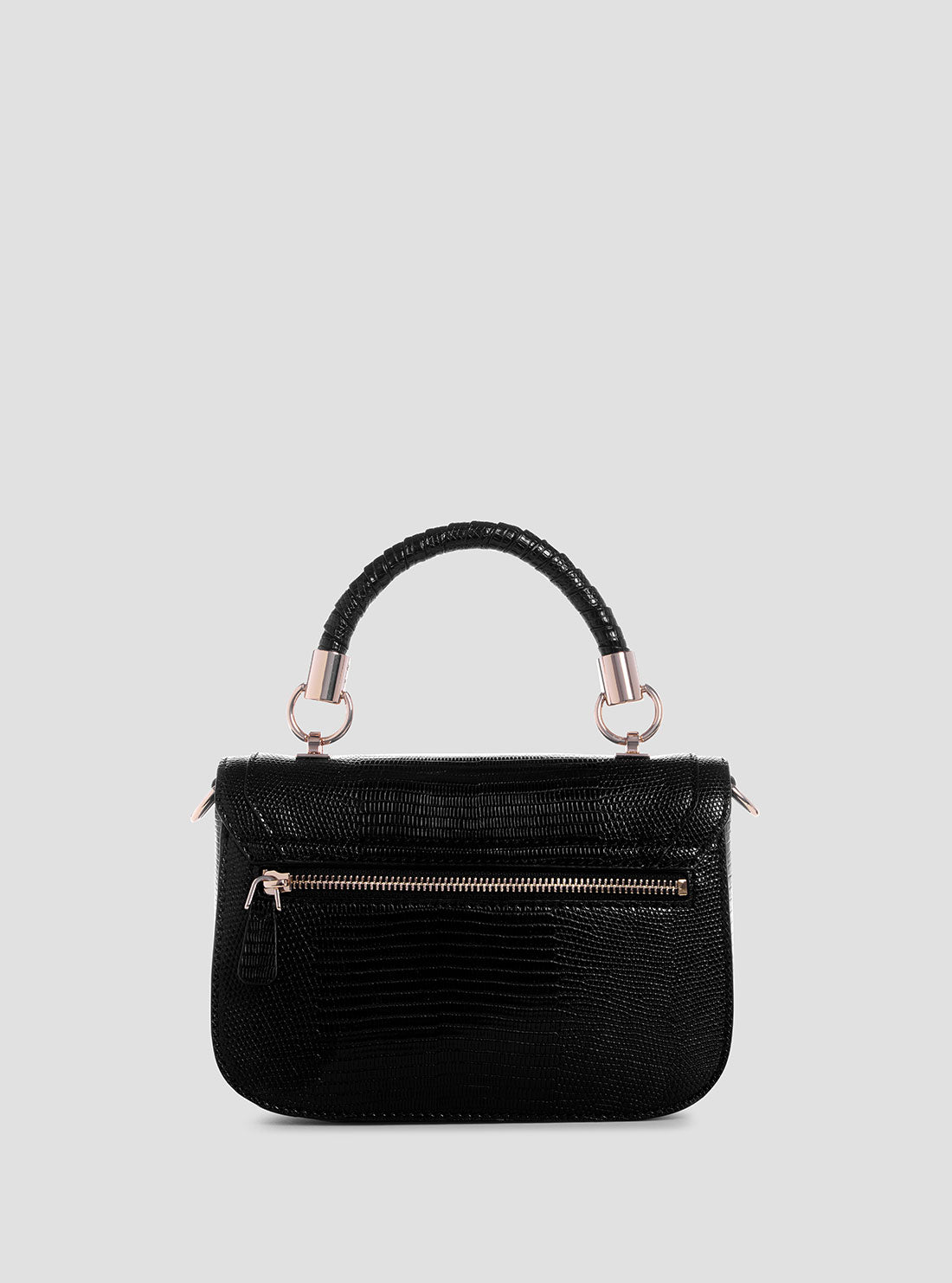 Black Orlina Top Handle Bag