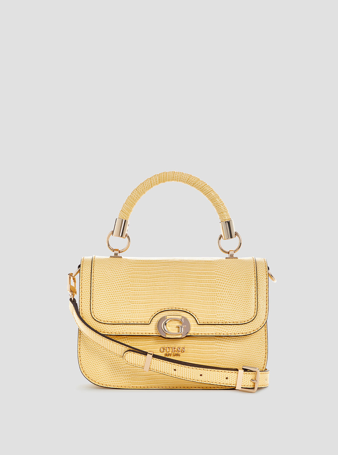 Yellow Orlina Camera Crossbody Bag